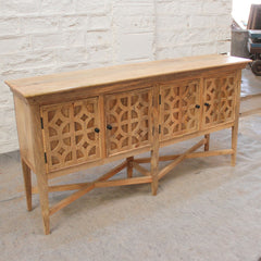 French Arched Doors raised buffet Sideboard 178x45x92cm