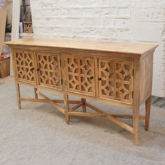 French Arched Doors raised buffet Sideboard 178x45x92cm