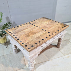 Wooden Reclaimed Coffee Table Hall Table Rustic 90x60x50cm