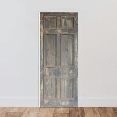 Indian Vintage Antique Hand Carved Teak Wood Door Panel 113