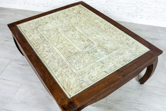 Indian Hand Classic Evergreen Solid Wooden Hall Table Coffee Table 125x100x47cm Brown