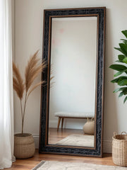 Hand Carved Solid Wooden Full Length Mirror Frame 46