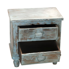 Rustica Reclaimed Solid Wood Bedside Table 73