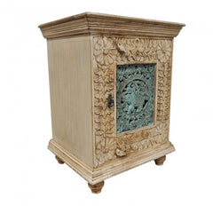 Jali Carved Solid wood Bedsides