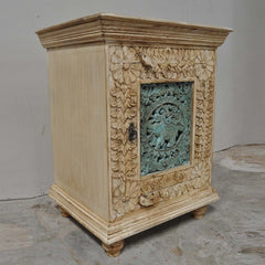 Jali Carved Solid wood Bedsides