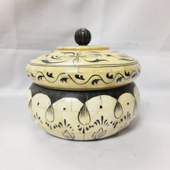 Real Bone Inlay Designer Luxury Jewellery Box Gift Storage Yellow