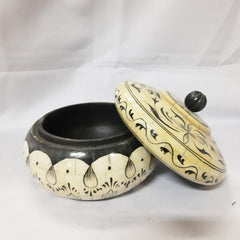 Real Bone Inlay Designer Luxury Jewellery Box Gift Storage Yellow