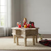 Indian Hand Carved Solid Wood Bajot Coffee Table C61