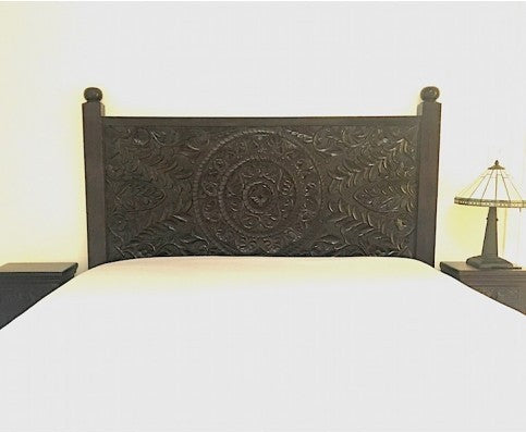 CARVED MANDALA HEADBOARD