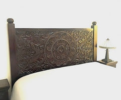 CARVED MANDALA HEADBOARD