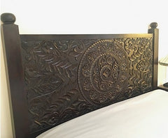 CARVED MANDALA HEADBOARD