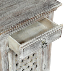 DYNASTY Hand Carved  Solid Wood Bedsides Table   44