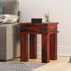 Altamont Traditional Style Solid Wood Square End Table