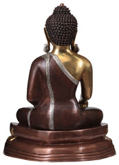 Indian Buddha Tibetan Buddhist Buddha In Brass Statue