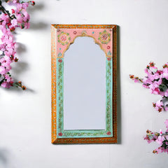 Avani Handpainted Solid Wooden Mirror Frame 47