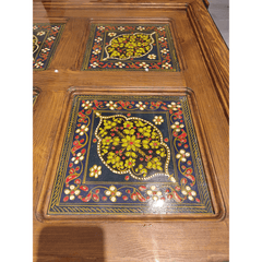 Mughal Hand Painted Solid Wood Coffee Table C28