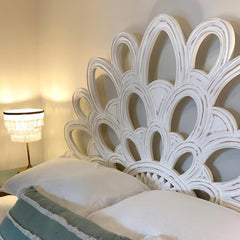 Hand Carved King Size Bed Headboard Bed Head H23
