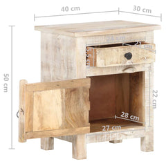 Rainbow Reclaimed Wood Handmade Bedside Cabinet  Table 44