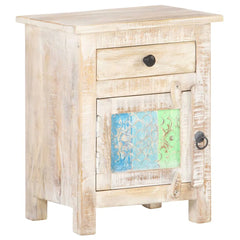 Rainbow Reclaimed Wood Handmade Bedside Cabinet  Table 44