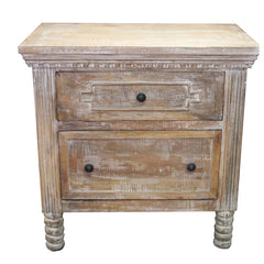 Mango Classic Handmade Solid Mango Wood Bedside Table 46