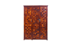 Hand Carved Solid Wooden Cupboard Cabinet Wardrobe D126