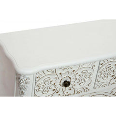 Hand Carved Solid wood sideboard White