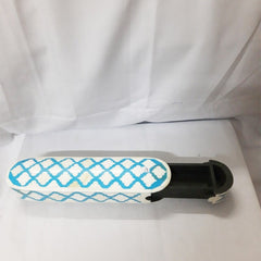 Real Bone Inlay Designer Luxury Pencil Box Gift Storage Blue