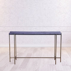Bone Inlay  Console Hall Table 11