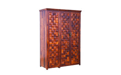 Hand Carved Solid Wooden Cupboard Cabinet Wardrobe D126