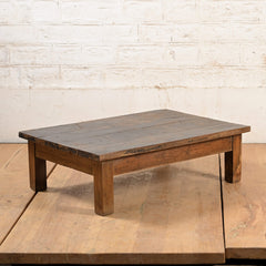 Vintage Reclaimed Wood Rustic Coffee Table Natural