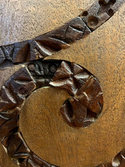 Hand Carved Solid Wood 3 Door Sideboard S82
