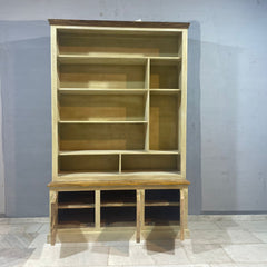 Indian Hand Carved Solid Wood Bookshelf B47