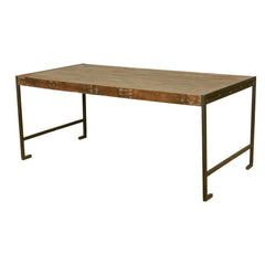 Philadelphia Modern Rustic Reclaimed Wood Industrial Dining Table