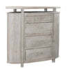 Hand Carved Oval Mango Wood Dresser Chest Of Drawers D64