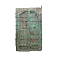 Indian Vintage Antique Handcrafted Reclaimed Wood Door 52