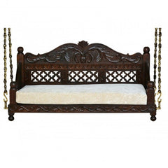 Hand Carved Elephant Design Swing Daybeds