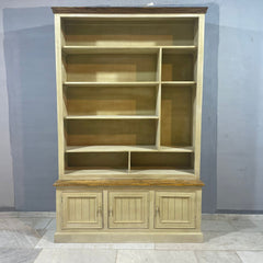 Indian Hand Carved Solid Wood Bookshelf B47