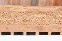 Hand Carved Indian Solid Mango Wood Daybed