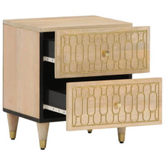 Mango Classic Handmade Solid Mango Wood Bedside Table 47