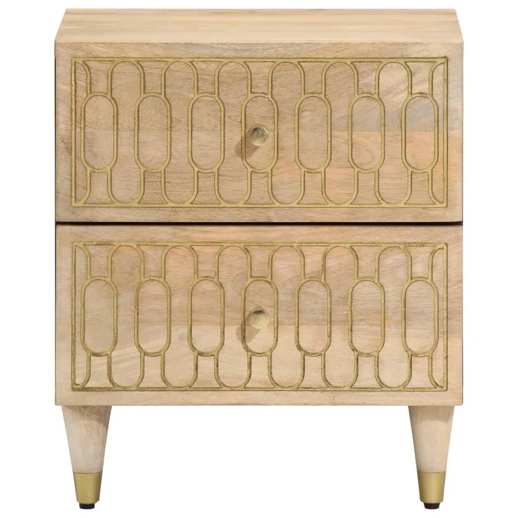 Mango Classic Handmade Solid Mango Wood Bedside Table 47