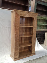 Indian Mughal Hand Carved Solid Wooden Beautiful Bookcase 106x40x183cm