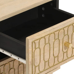 Mango Classic Handmade Solid Mango Wood Bedside Table 47