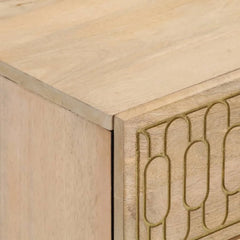 Mango Classic Handmade Solid Mango Wood Bedside Table 47