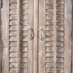 Salvage Reclaimed Wood Hand Carved Almirah Cabinet Wardrobe 04