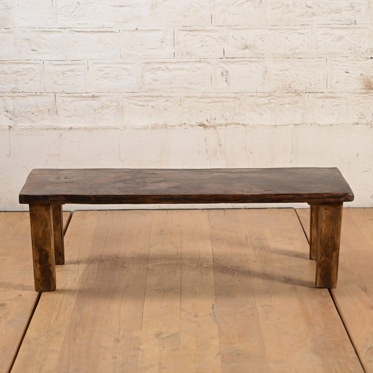 Vintage Reclaimed Wood Rustic Coffee Table Natural