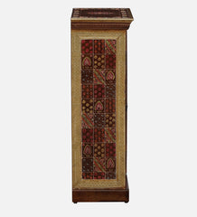 Shanti Surprise  Hand Painted Solid Wood Cabinet In MultiColour