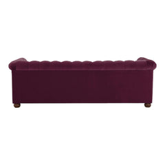 Chesterfield Brenna 3 Seater Solid Wood Fabric Sofa CHSE08