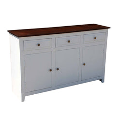 French Blanc Wooden Sideboard