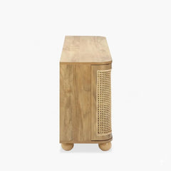 Hand Carved Solid Mango Wood 3 Door Sideboard S83