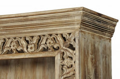 Indian Hand Carved Solid Wood Bookshelf B66